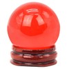 Feng Shui 40MM Multicolor Crystal Ball Asian Rare Natural Magic