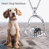 JERWLI Greyhounds Necklace 925 Sterling Silver Greyhounds Pendant Jewelry Gifts