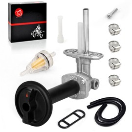 MOTO1988 Petcock Fuel Cock & Lever For YAMAHA Kodiak 400 2000-2006 Kodiak 450 2003-2006 GRIZZLY 450 2007-2011 GRIZZLY 400 2007-2008 5GH-24500-10-00 Tank Cock