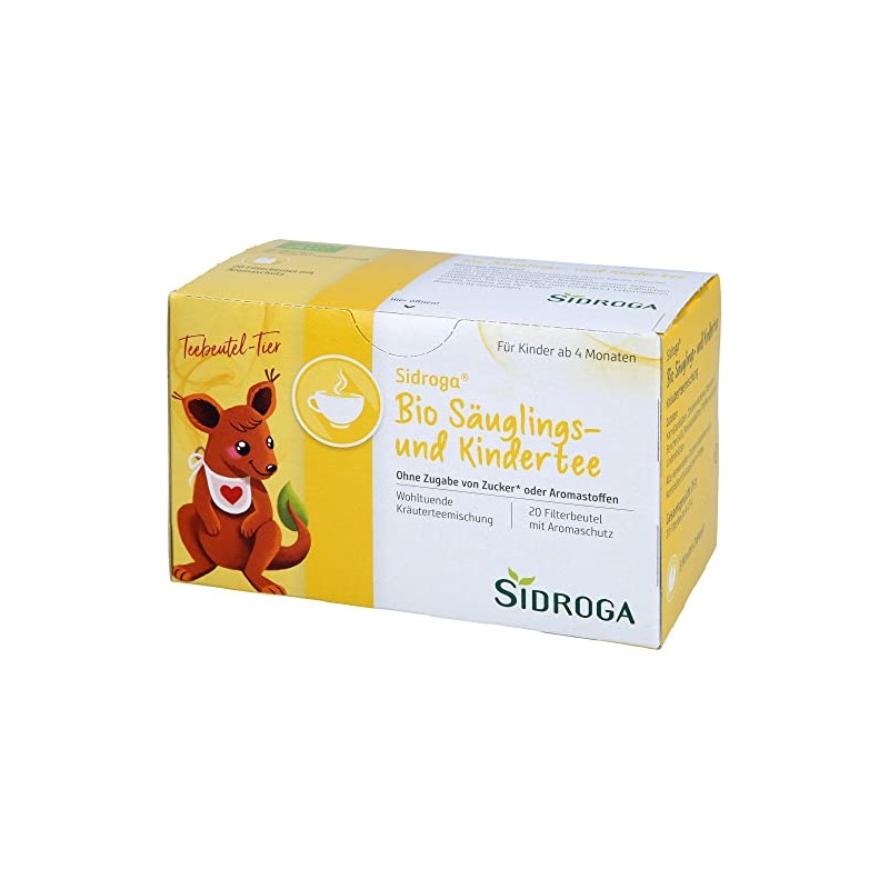 SIDROGA Organic Infant and Children's Tea Filter Bags Pack of