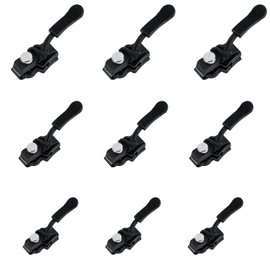 9 Pcs Removable Zipper Puller,Durable Zipper Replacement Accessories,Quick Release Zipper Head Without Tools,3 Sizes Removable Universal Zipper Head Replacement Kit,for Luggage,Backpacks,Jackets