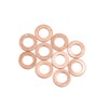 INFINAUTO 10pcs 8mm Inner Dia Copper Washers Flat Sealing Gaskets