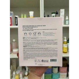 Máscara de gel de gelatina de colágeno rosa Medicube PDRN 28 g/0,98 oz x 4 ea