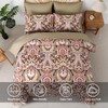Drucon Boho Comforter Set Queen Size, 7 Pieces Bed in