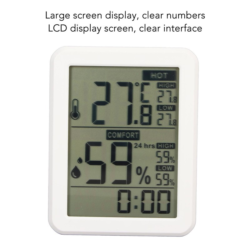 Temperature Humidity Meter Multifunctional High Accuracy Digital Indoor Hygrometer Thermometer