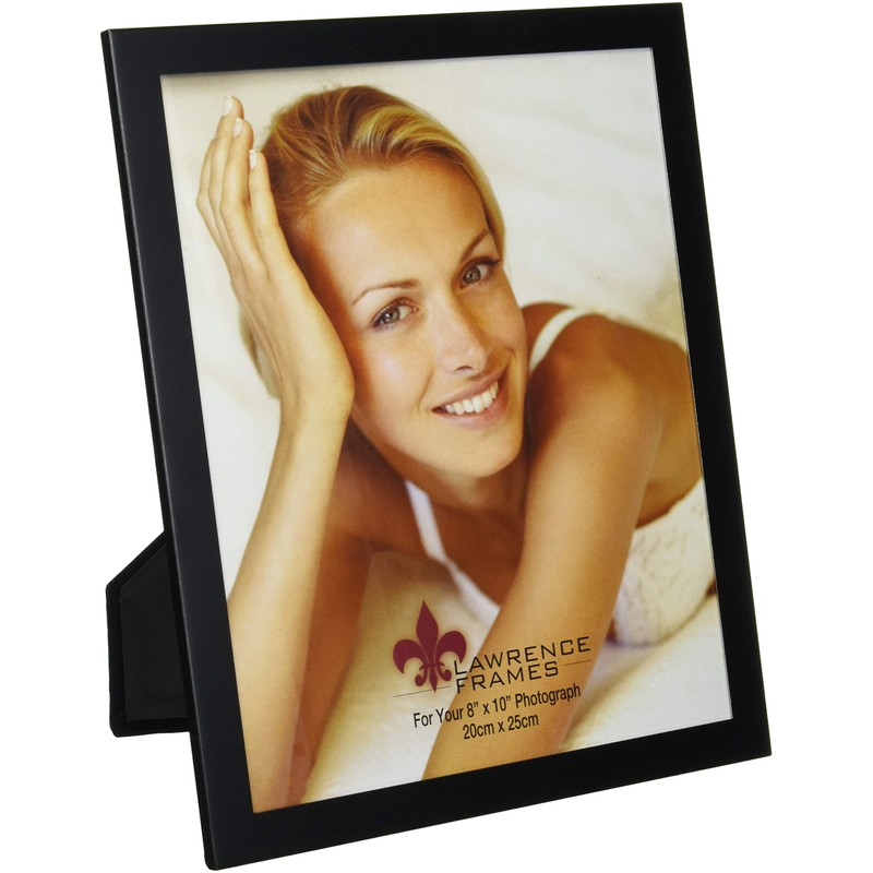 Lawrence Frames Black 8 by 10 Metal Picture Frame