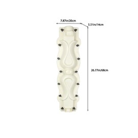 DIYUNIMOULD Concrete Balcony Molds, Baluster Molds for Fence Garden and Home Decoration (Style 1), White