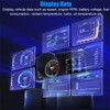 Car HUD Head Up Display, OBD+GPS Smart Gauge with Test