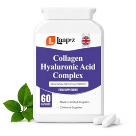 Collagen Supplements for Women & Men with Hyaluronic Acid, Biotin, Vitamin C & Vitamin E 60 Capsules – Marine Collagen Complex