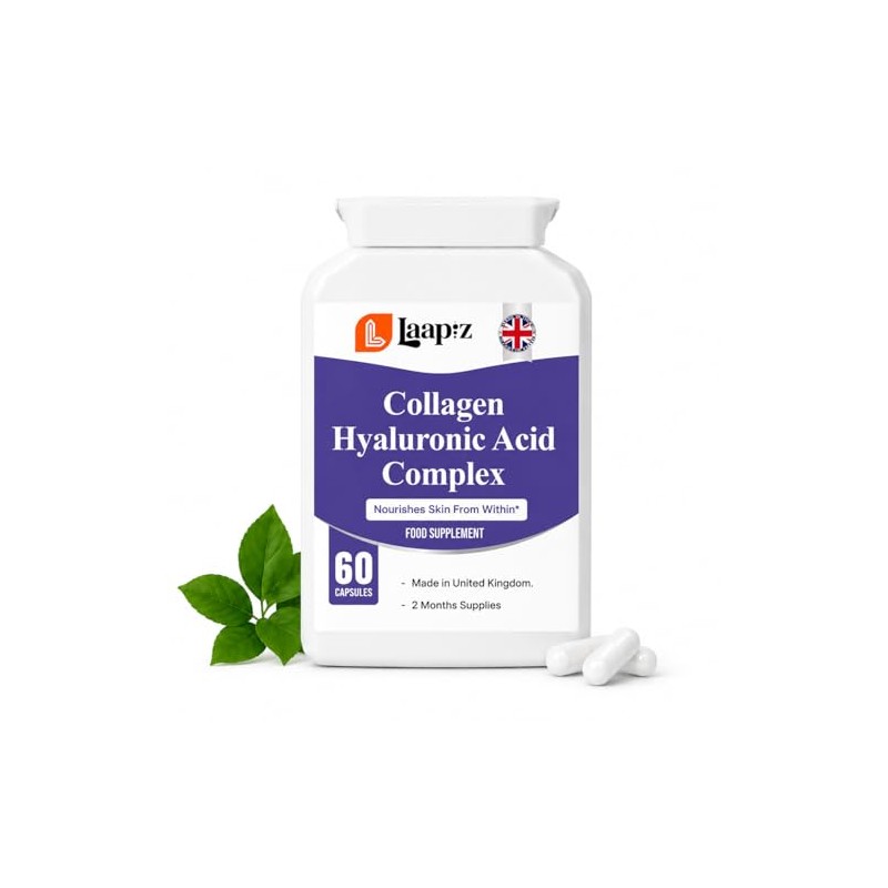 Collagen Supplements for Women & Men with Hyaluronic Acid, Biotin,
