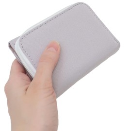 Snoopy SN&CB Zipper Trifold Wallet Grey Applique