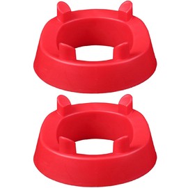 AIMALL 2PCS Multi-Functional Ball Holder, Sturdy Four-Corner Base for Footballs, Basketballs, Volleyballs, 4.92 Inches Wide, Available in Six Colors