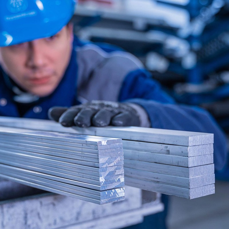 thyssenkrupp Flat Profile Aluminium Bar, 20 x 3 mm, in