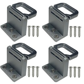 Window Security Locks, Sliding Door Locks, Sliding Window latches for Vertical & Horizontal Sliding Windows, Secure Your Window and Door with a Simple Flip, for Apartment, Home and Office 4 Packs