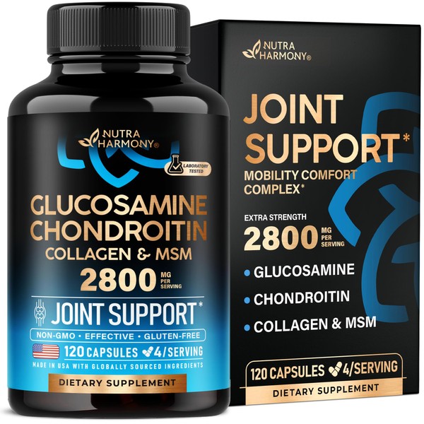 Glucosamine Chondroitin MSM Collagen | FSA HSA Eligible | Joint