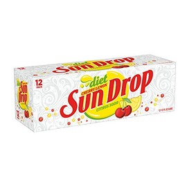 Diet Sun Drop Cherry Lemon, 12 fl oz, 12 pack