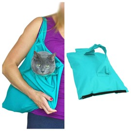 Ruisy Multifunctional Breathable Design Scratch-Resistant Oxford Fabric Material Cat Grooming Bag Cat Cleaning Care Bag for Bathing, Nail Cutting (Max 8 kg)