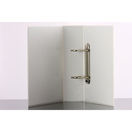 DIN A5 Folder PVC 2 Mechanism White 80 mm Spine Width Filling Height 65 mm