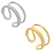 IKOPFLN Ring Adjustable Ringe von Größe Modeschmuck für deinen individuellen