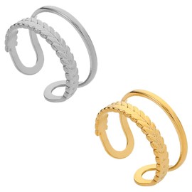 IKOPFLN Ring Adjustable Ringe von Größe Modeschmuck für deinen individuellen Look