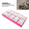 Watch Parts Storage Box 5 Compartments Portable Dustproof Multipurpose Watch