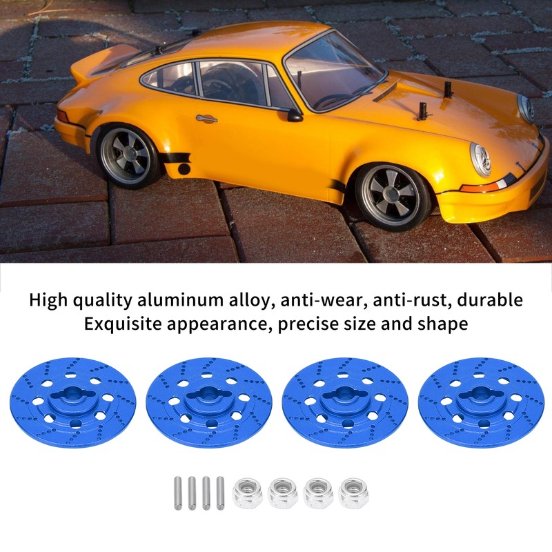 RC Car Brake Disc Set Aluminum Alloy Wheel Hex Hub