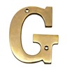 eSplanade Brass Hotel Door Sign Alphabet Letter A 4" G