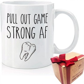 SUUURA-OO Funny Dentist Mug Gifts for Women, Future Dentist Gifts, Dental Assistant Dental Hygienist Gift, Motivational Dentist Gift for Coworkers