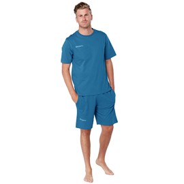 The Essentials Wardrobe Mens TEW Shorty Pyjamas - Blue - XX Large