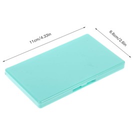 CVNRCLP Magnetic Needle Case - Slim Metal Sewing Needle Storage Box & Pin Holder for Small Items - Green Organizer for Crafts and Sewing Supplies