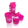 SmartShake O2GO Protein Shaker 20.3 fl oz (600 ml), Neon