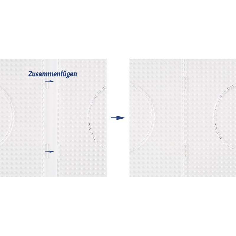 Smowo 8 Iron-On Bead Plates Square and Transparent - Can