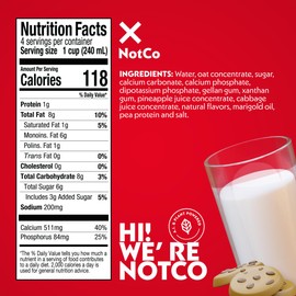 NotMilk Original Plant-Based Milk Alternative, 33.8 Fl Oz (Pack of 6) - Shelf-Stable, Lactose-free, Vegan, Non-GMO