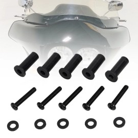 Unbranded Windscreen Well Nut Bolts For Harley Road Glide FLTRX FLTRXS CVO Ultra FLTRUSE