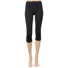 Gunze Tuche Leggings, Women’s 3/4 Length, Black