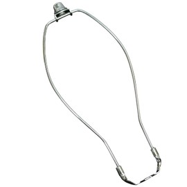 FenchelShades.com Lampshade Nickel Harp with Finial (8 Inches)