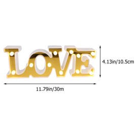 TEHAUX Letras LED de Neón "Love" Decorativas para Fiesta, Hogar y Oficina – Iluminación Cálida y Ambiental con Diseño Compacto – 30x10.5 cm para Dormitorio, Balcones, Cumpleaños y Regalos Románticos