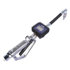 Digital Oil Control Valve Flow Meter Nozzle 1/2" NPT Inlet Pressure 1500 Psi 100 Bar Digital Oil Gun Fueling Nozzle with Meter Hydraulic Flow Meter Mustrod