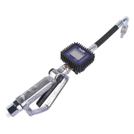 Digital Oil Control Valve Flow Meter Nozzle 1/2" NPT Inlet Pressure 1500 Psi 100 Bar Digital Oil Gun Fueling Nozzle with Meter Hydraulic Flow Meter Mustrod