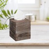 Relaxdays, Paper Cover Floor, Wooden Dispenser, HWD: 16.5x14x14 cm, Brown
