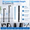 Carbon Fiber Walking Cane for Men & Women Seniors, Adjustable