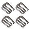 sourcing map Metal G Hooks Webbing Buckles, 4Pcs 1.5" 38mm