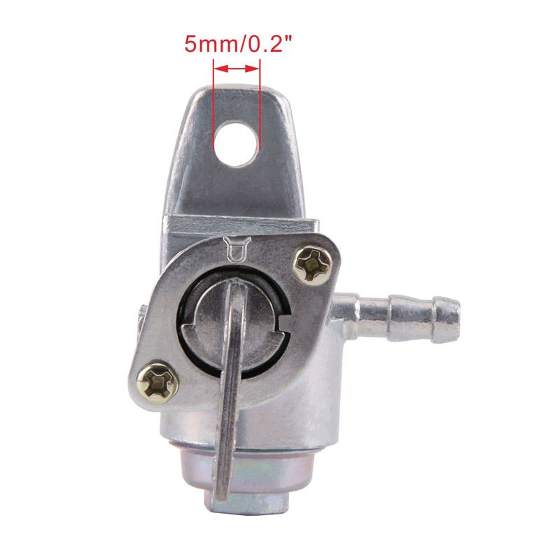 WOOSTAR 6mm Inline Fuel Valve Petcock Gas Tank Cut-Off Selector