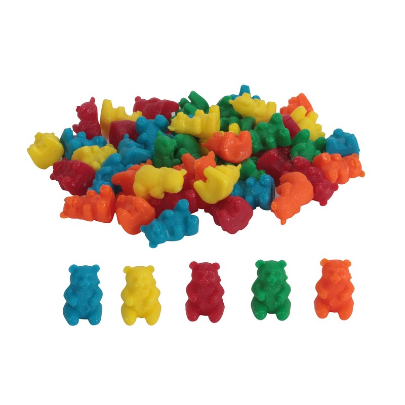 50 Counting Bears with 5 Cups