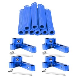24 piezas de fundas protectoras de blindaje térmico para cables de bujías y kit de separador divisor de cables de bujías para alto rendimiento 8mm 9mm