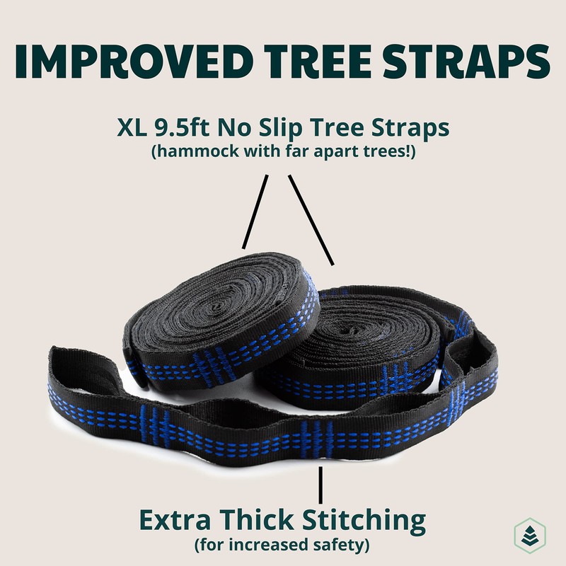 Evergreen Lightweight Outdoor Portable Camping Hammock - Single & Double