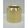 One Solid Brass Smooth Candle Follower for 3" Diameter Paschal