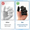 100PCS Black Finger Cots, 2.36" Finger Protectors Cot - Waterproof
