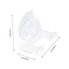 iplusmile 2pcs Transparent Razor Holder for Men Strong Suction Cup