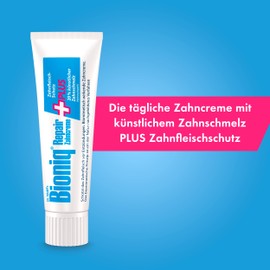 Bioniq® Repair Toothpaste Plus - 4 x 75ml - Repairing Toothpaste with Artificial Enamel - Protects Against Gum Inflammation, Tartar and Plaque